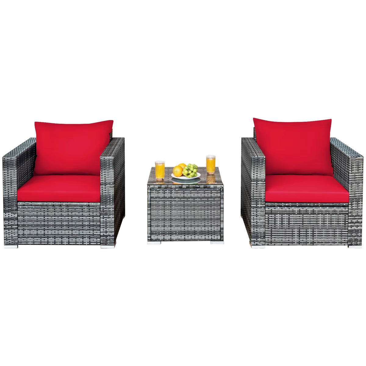 Decor Base Red Outdoor Patio Furniture